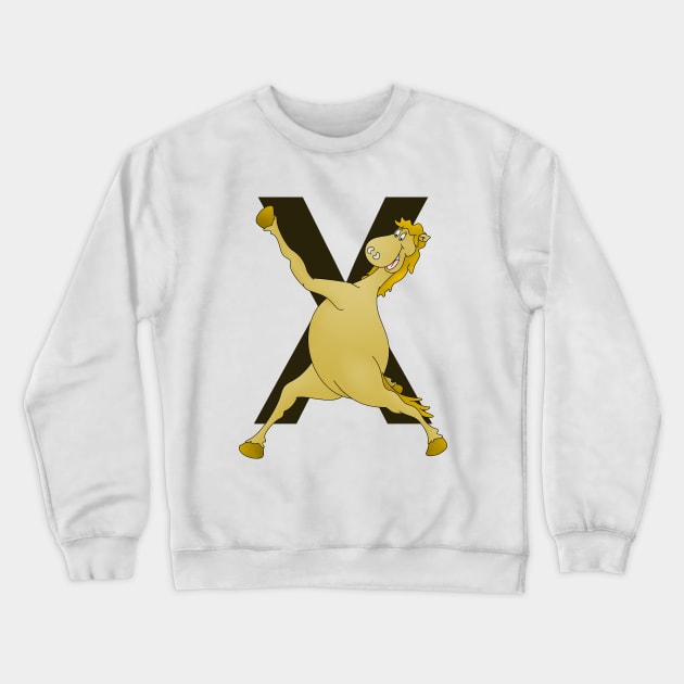 Monogram X Pony Crewneck Sweatshirt by mailboxdisco